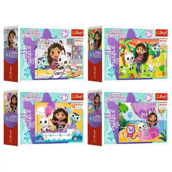 Gabi babaháza minimaxi puzzle - 20 darabos - Trefl