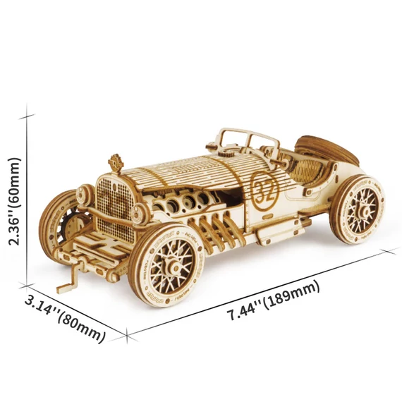 ROKR 3D prémium 3D fa puzzle - Grand Prix autómodell ROKR 3D prémium 3D fa puzzle - Grand Prix autómodell