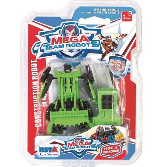 Mega Team átalakítható robotok, 4 variáció - Die cast