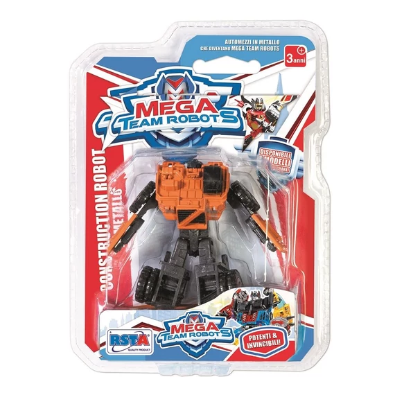 Mega Team átalakítható robotok, 4 variáció - Die cast
