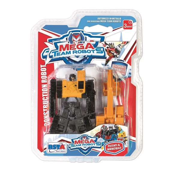 Mega Team átalakítható robotok, 4 variáció - Die cast