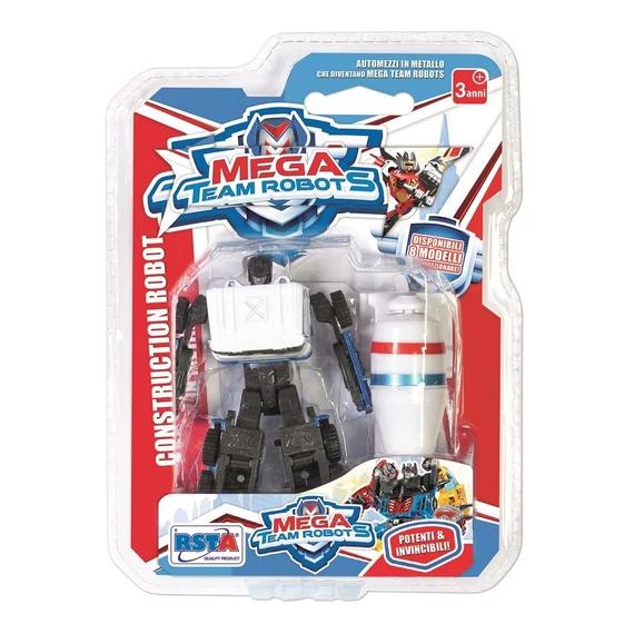Mega Team átalakítható robotok, 4 variáció - Die cast