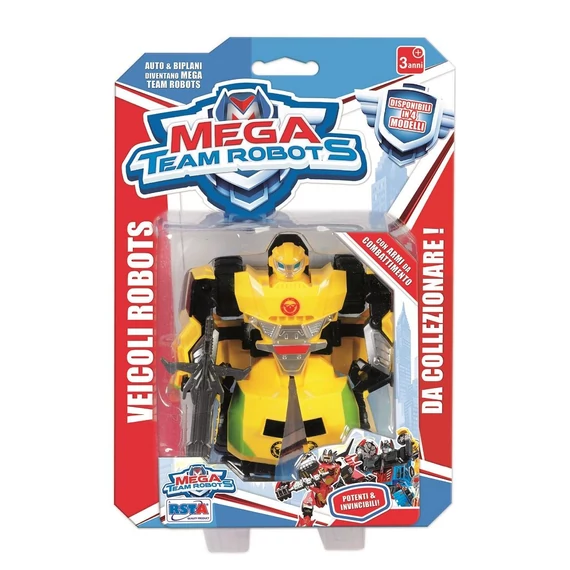 Mega Team átalakítható robotok - 4 fajta összeállítható robot