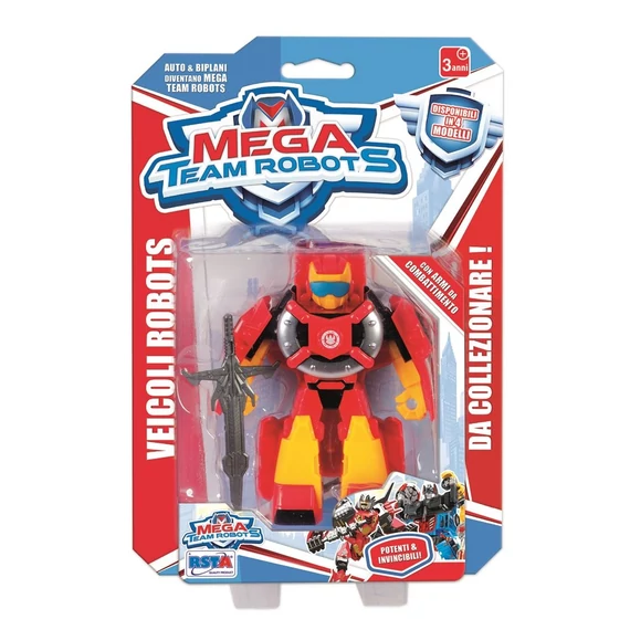 Mega Team átalakítható robotok - 4 fajta összeállítható robot