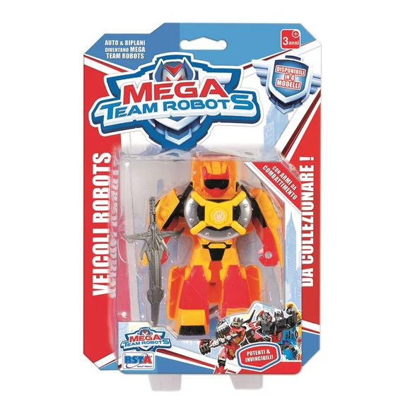 Mega Team átalakítható robotok - 4 fajta összeállítható robot