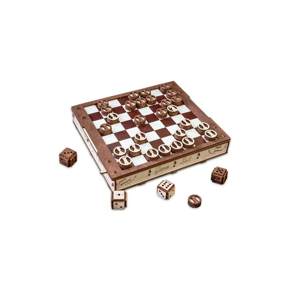 Játék készlet - pérmium fa puzzle