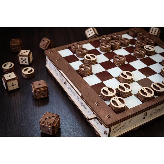 Játék készlet - pérmium fa puzzle