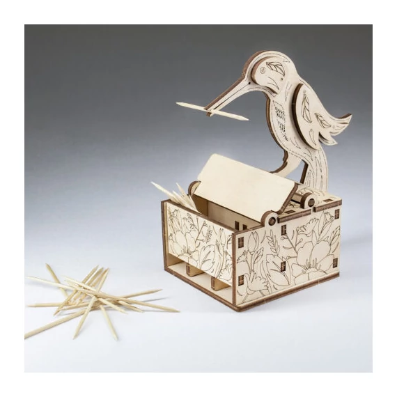 Prémium 3D fa puzzle - madár