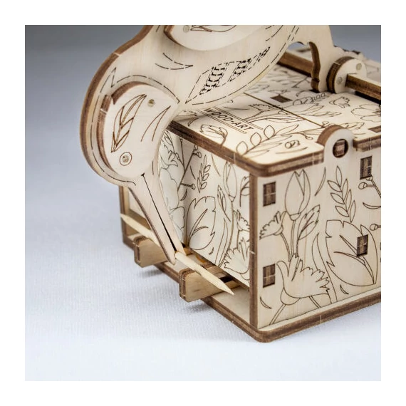 Prémium 3D fa puzzle - madár