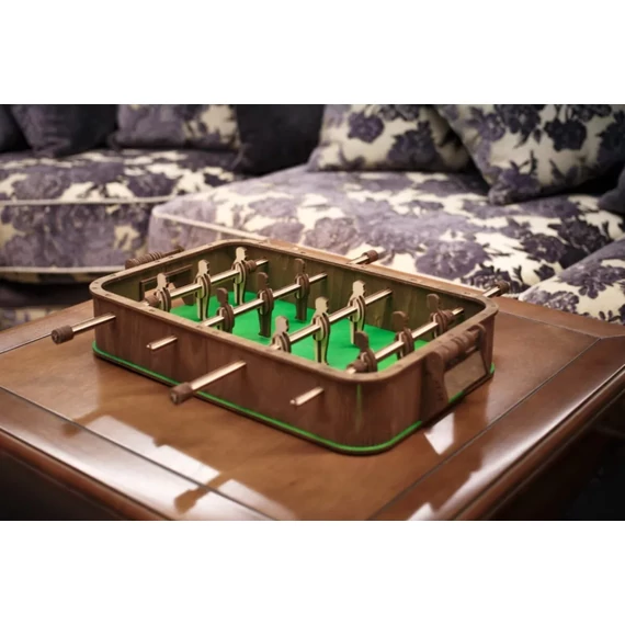 Asztali csocsó - prémium fa puzzle 3D