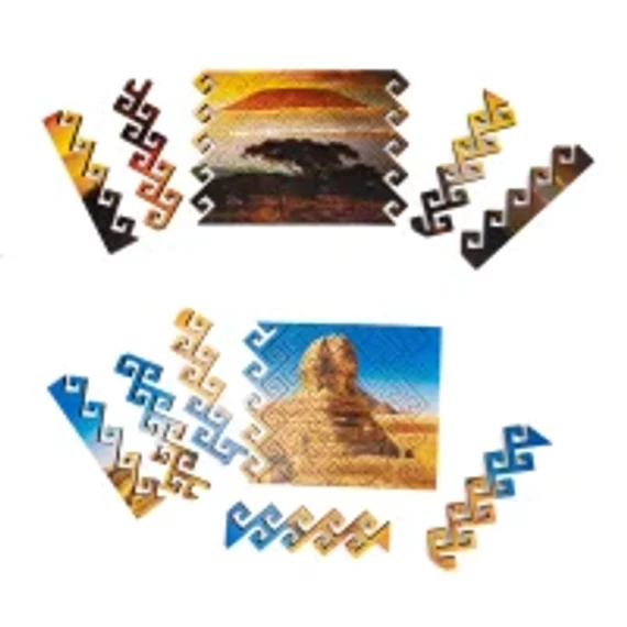 Prémium fa puzzle - Afrika