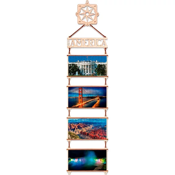 Prémium fa puzzle - Észak Amerika