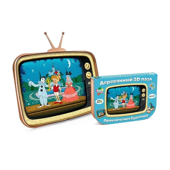 Prémium fa puzzle mese - Pinokkió - Soyuzmultfilm