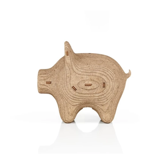 Prémium 3D  fa puzzle - malac persely