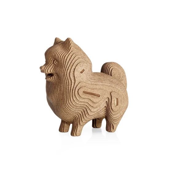 Prémium 3d fa puzzle - kutya persely