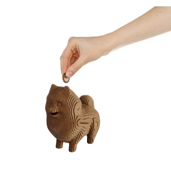 Prémium 3d fa puzzle - kutya persely