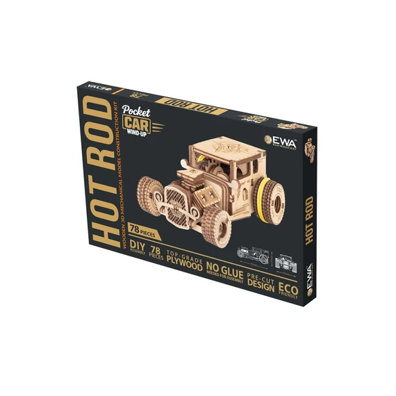Zseb Hot Rod prémium fa puzzle
