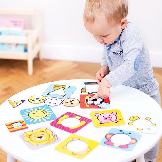 Banana Panda oktató puzzle, első formák- körök