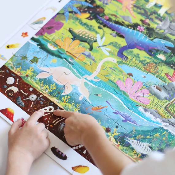 Banana Panda oktató puzzle - Dinoszauruszok