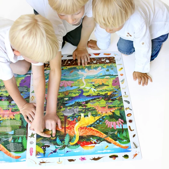 Banana Panda oktató puzzle - Dinoszauruszok