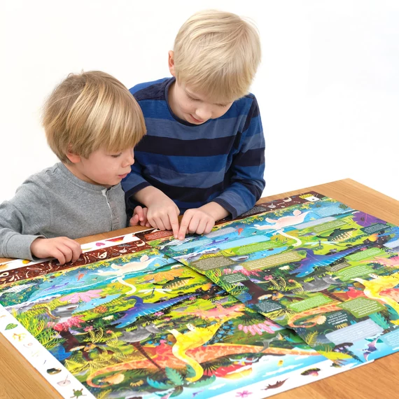 Banana Panda oktató puzzle - Dinoszauruszok