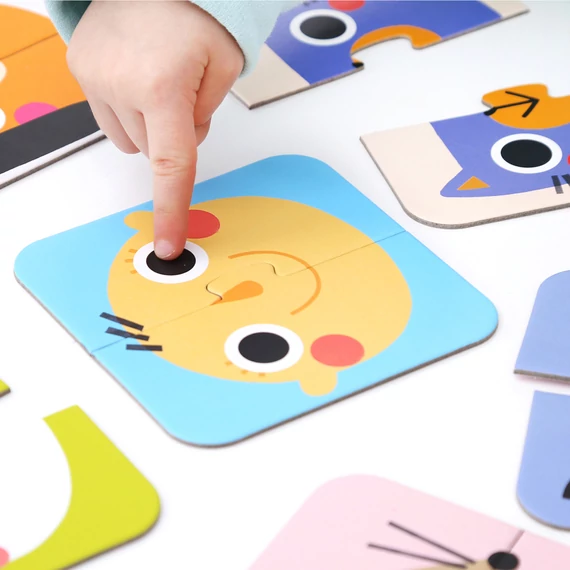Banana Panda oktató puzzle - Arcok