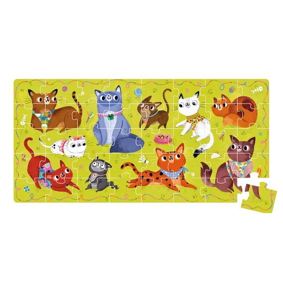 Banana Panda oktató puzzle - Szeretem a cicákat!