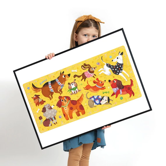 Banana Panda oktató puzzle - Szeretem a kutyákat!