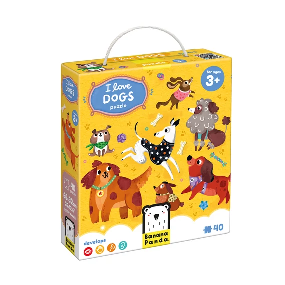 Banana Panda oktató puzzle - Szeretem a kutyákat!