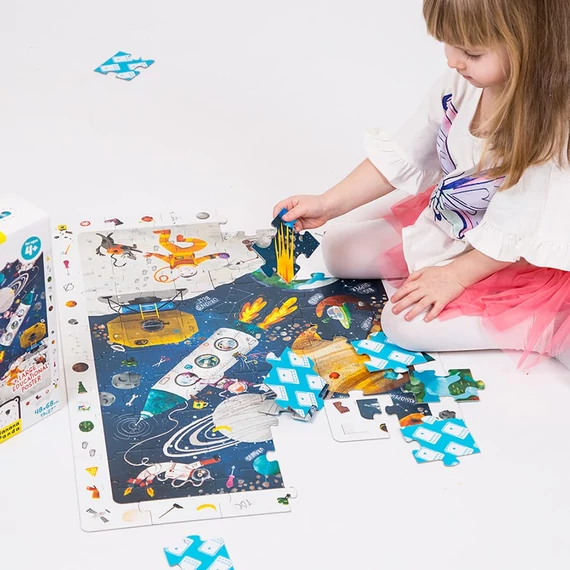 Banana Panda oktató puzzle - Űr