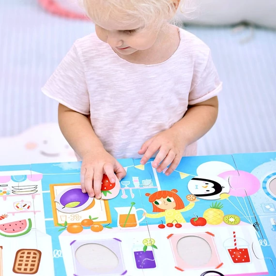 Banana Panda oktató puzzle - Ételkocsi