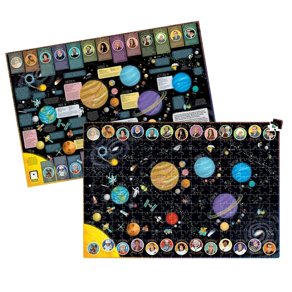 Banana Panda oktató puzzle - Nagyméretű kirakós - Naprendszer