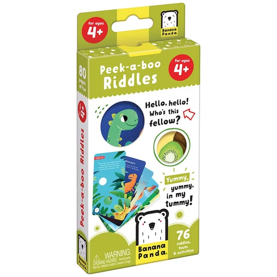 Banana Panda - Kukucskálós rejtvények oktatókönyv - 4 éves kortól