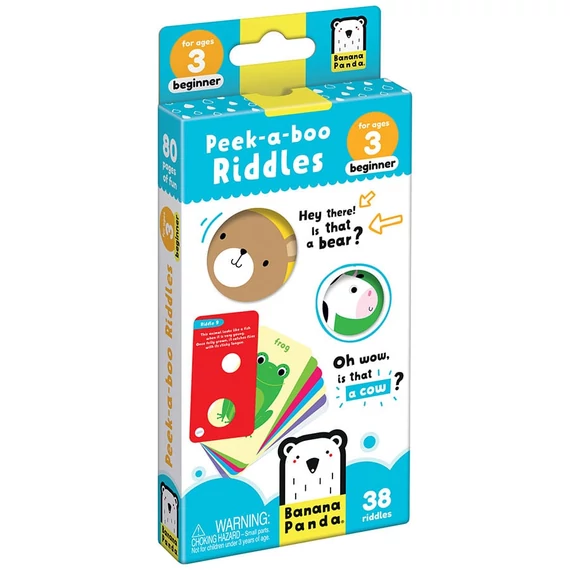 Banana Panda - Kukucskálós rejtvények oktatókönyv - 3 éves kortól