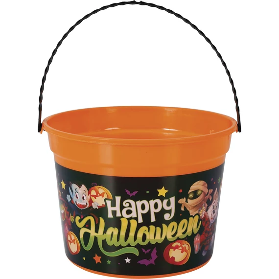 Halloween vödör - Happy Halloween, 18x16 cm