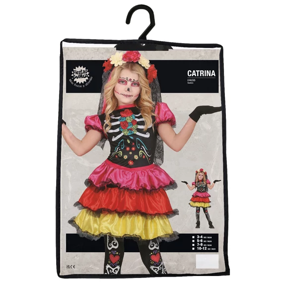 Catrina jelmez.  gyermek méret, 7 – 9 év