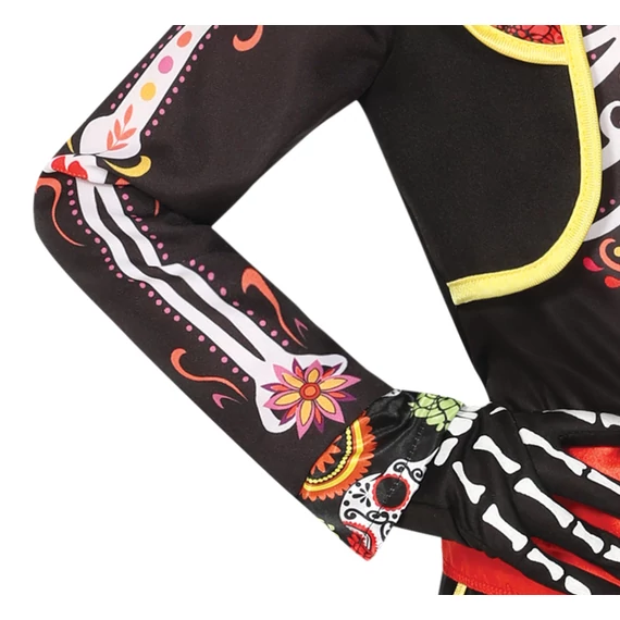 Mariachi csontváz jelmez, gyermek méret, 7 – 9 év