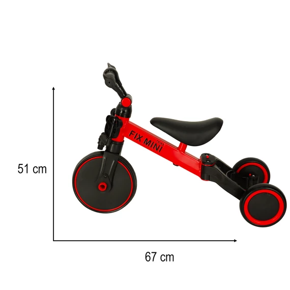 Trike fix mini tricikli - egyedi futóbicikli  3 az 1ben