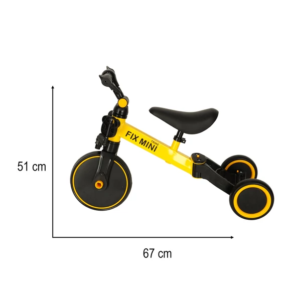 Trike fix mini tricikli - egyedi futóbicikli  3 az 1ben