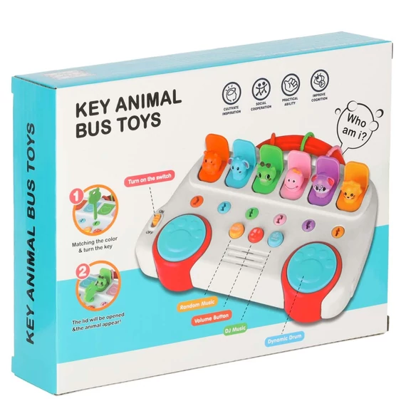 Pop up animals - felugró állatok nyitogatós játék - Fejlesztő játékbusz
