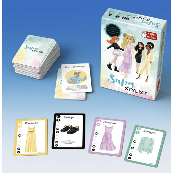 Super Stylist - társasjáték, kártyajáték  (Keller & Mayer)