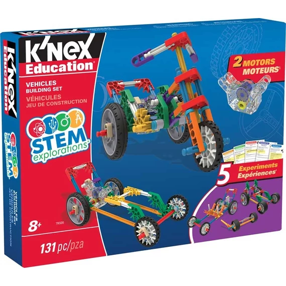 K'NEX STEM Explorations Jármű Építőkészlet – 131 db-os