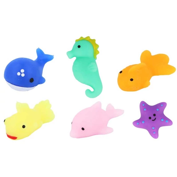 Fun Toys - Squishy Sea Animals - Nyomogatható tengeri állat figurák