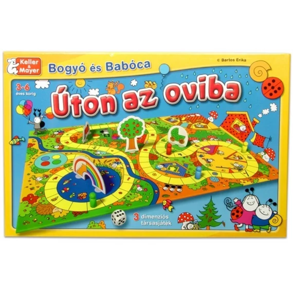 Bogyó és Babóca - Úton az oviba társasjáték (Keller &amp; Mayer)