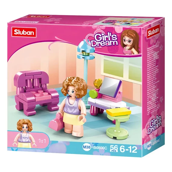 Sluban Girl's Dream - Nappali építőjáték készlet