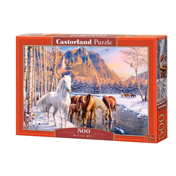 CASTORLAND 500 db-os puzzle - Lovak téli táj