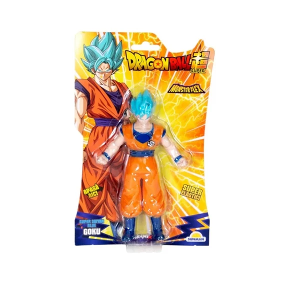 Monsterflex Dragon Ball  nyújtható figura - Goku kék szuper csillagharcos