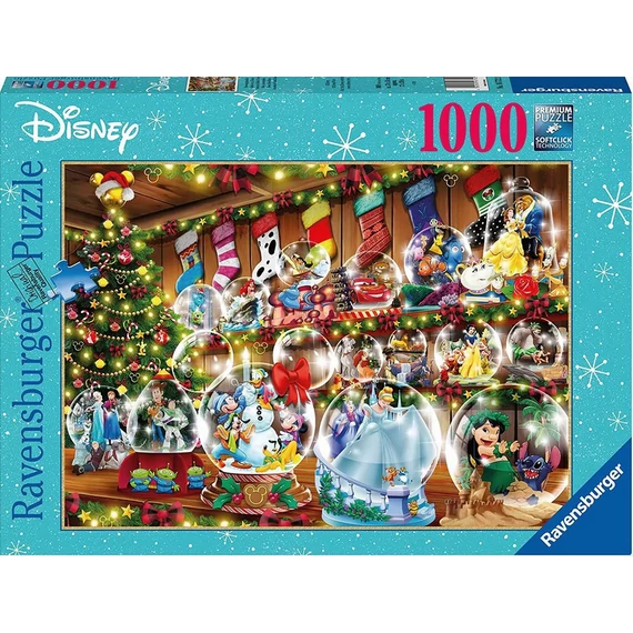 Disney Christmas - Hógömbök - 1000 db-os puzzle - Ravensburger