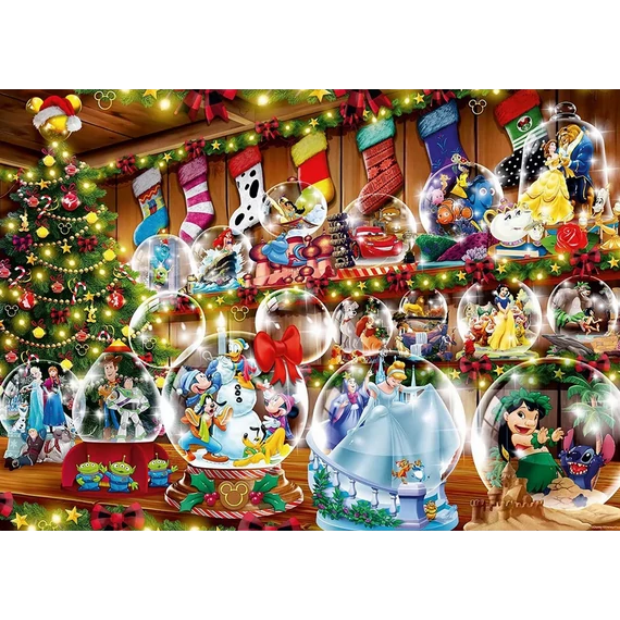 Disney Christmas - Hógömbök - 1000 db-os puzzle - Ravensburger