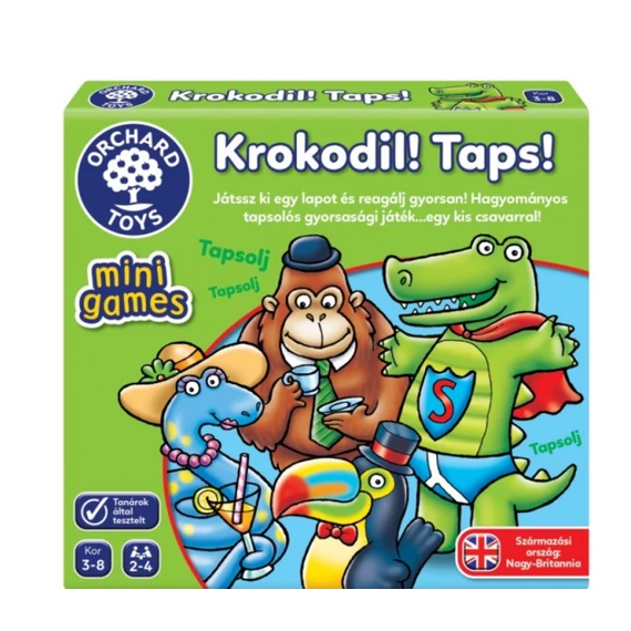  Krokodil! Taps! mini kártyajáték - Orchard toys